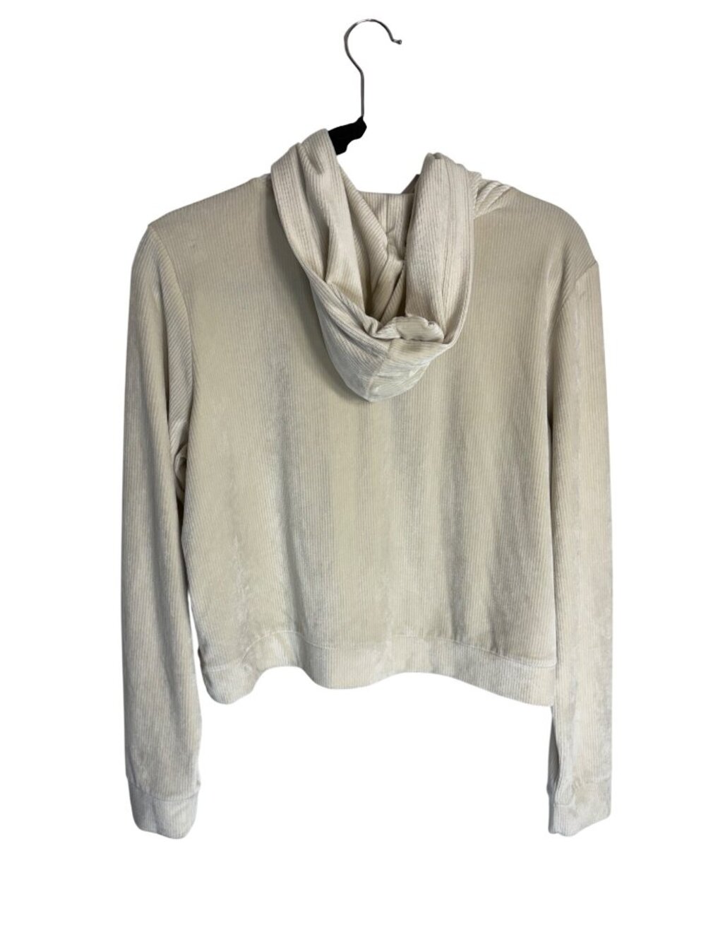 Vuori Haven Hoodie Bone Ribbed Cropped-sz Medium - Picture 11 of 11